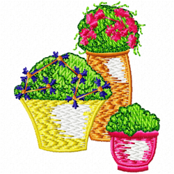 Flowers Embroidery Design 2